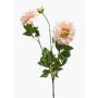 Artificial flower Dahlia NAXOS, light pink, 28"/70cm