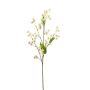 Artificial branch castor bean GROBAS with blossoms, cream, 31"/80cm