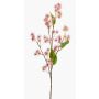 Artificial branch castor bean GROBAS with blossoms, light pink, 31"/80cm