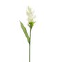 Artificial turmeric LAROUCO, white, 31"/80cm