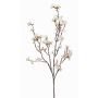 Artificial cherry blossom branch PALS with flowers, white-light pink, 3ft/95cm