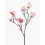Faux flower Magnolia ANEU, light pink, 26"/65cm