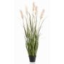 Artificial pampas grass ALCANTARA with panicles, green, 4ft/130cm