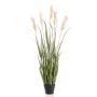 Artificial pampas grass ALCANTARA with panicles, green, 4ft/130cm