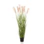 Artificial pampas grass ALCANTARA with panicles, green, 6ft/175cm
