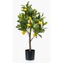 Artificial lemon tree ALLANDE with fruits, 28"/70cm