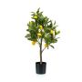 Artificial lemon tree ALLANDE with fruits, 28"/70cm