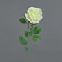 Rose artificial flower PEZOS, cream, 24"/60cm