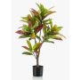 Artificial Garden croton ANELA, artificial trunk, colourful, 3ft/95cm