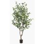 Artificial eucalyptus tree ANUHEA, artificial trunk, green-grey, 6ft/180cm