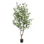 Artificial eucalyptus tree ANUHEA, artificial trunk, green-grey, 6ft/180cm