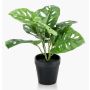 Artificial Philodendron Monstera Deliciosa PUYA, 12"/30cm