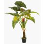 Artificial Colocasia SOTU, green, 5ft/160cm