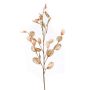 Artificial lunaria branch BUELNA, light brown, 3ft/105cm