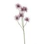 Artificial witch hazel branch CASPE with flowers, purple, 31"/80cm