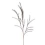 Artificial feather grass branch YECORA, panicles, grey, 4ft/130cm