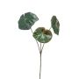 Painted-leaf begonia artificial spray ANTALINA, green, 26"/65 cm