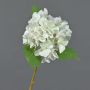 Hydrangea silk flower AMARILDO, white, 18"/45 cm