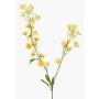 Artificial buttercup LOTA, yellow, 33"/85 cm