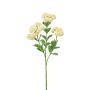 Artificial Sedum flower EUFRASIA, cream, 22"/55 cm