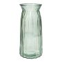 Glass Table vase RUBIE, green-clear, 24cm, Ø11cm
