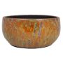 Ceramic bowl ELIEL, speckled, orange-yellow, 5"/13cm, Ø11"/28cm