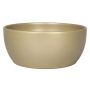 Decorative bowl TEHERAN BRIDGE made of ceramic, gold matt, 3.3"/8,5cm, Ø7.3"/18,5cm