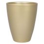 Decorative vase TEHERAN PALAST, ceramic, gold matt, 6.7"/17cm, Ø5.3"/13,5cm