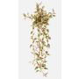 Artificial Tradescantia zebrina 'DIHALLO' on a stake, hanging, green and red, 28"/70cm
