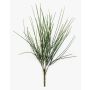 Artificial zebra grass LEVKA on a stake, crossdoor, green, 22"/55cm