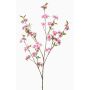 Artificial ornamental cherry branch VERIANO with blossoms, light pink, 120cm