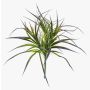 Artificial reed grass MARIETTO on a stake, green and red, 18"/45cm