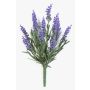 Artificial lavender SAFIRA on a stake, crossdoor, flame-retardant, purple, 35 cm