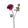 Artificial ranunculus branch DUXLER, burgundy, 45cm