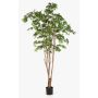 Artificial Japanese maple tree ILIANU, real trunks, green, 8ft/240cm
