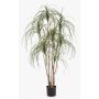 Artificial Elephant’s Foot Tree ALWINA, natural trunk, green, 150 cm