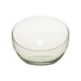 Snack bowl NELLY AIR made of eco glass, clear, 6.3"/16cm, Ø8"/20,6cm