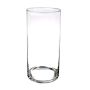 Glass flower vase SANYA AIR, cylinder, clear, 24"/60cm, Ø7.5"/19cm