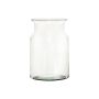 Glass decorative vase HANNA AIR, eco glass, clear, 16"/40cm, Ø7.4"/18,7cm