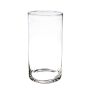 Flower vase SANYA AIR, glass, cylinder, clear, 16"/40cm, Ø7.5"/19cm