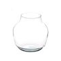 Candle glass KAYLOU AIR, eco glass, clear, 7.5"/19cm, Ø7.4"/18,7cm