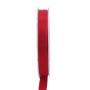 Polyester decorative ribbon WIARA, red, 164ft/50m, 15mm
