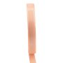 Polyester decorative ribbon WIARA, apricot, 164ft/50m, 15mm