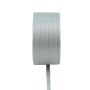 Double satin ribbon VIPKE, light grey, 164ft/50m, 6mm