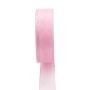 Organza ribbon OSNA, pink, 82ft/25m, 25mm