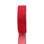 Organza ribbon OSNA, red, 164ft/50m, 10mm