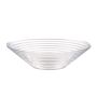 Glass decorative bowl SELMA, clear, 3"/7,5cm, Ø11"/28,5cm