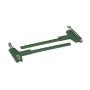 TIBANA wedding pin with plastic backing, 25 pieces, green, 6.4 cm