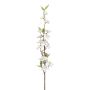 Decorative apple blossom branch KROVER with flowers, white, 31"/80cm