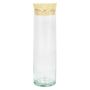 Spice jar with cork SINAN, transparent, 8"/20cm, Ø2.4"/6cm